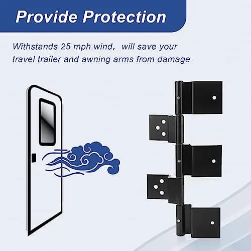 Ximoon RV Entry Door Friction Hinge Kit for 5th Wheel | Durable RV Hardware Upgrade thumbnail 6