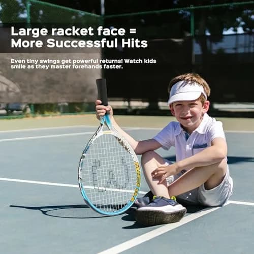 INSUM Junior Tennis Racket 17 Inch | Lightweight Aluminum, Beginner-Friendly (70-120 chars) thumbnail 4