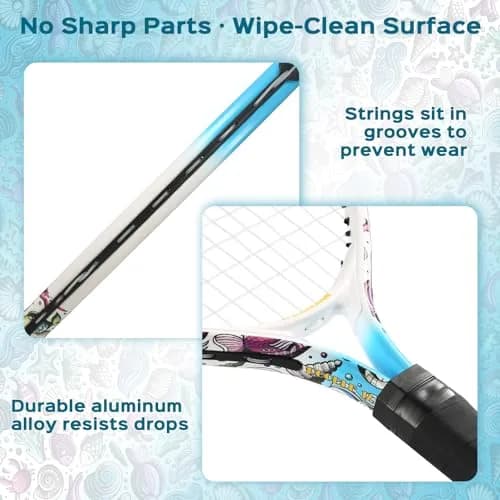 INSUM Junior Tennis Racket 17 Inch | Lightweight Aluminum, Beginner-Friendly (70-120 chars) thumbnail 3