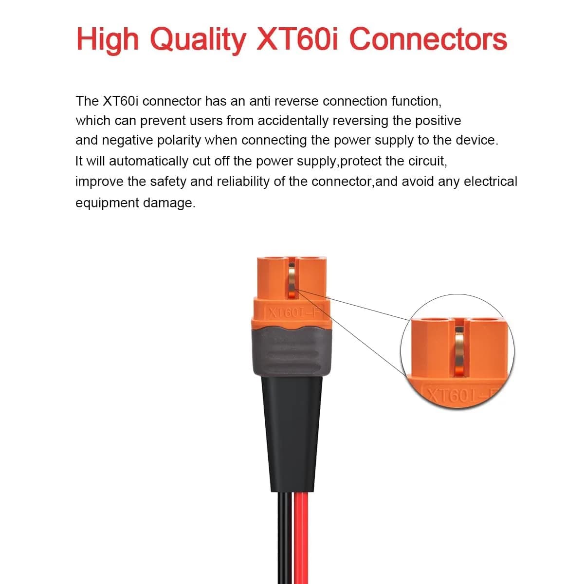ELFCULB 12AWG 50FT Solar to XT60i Cable for Power Stations - view 2