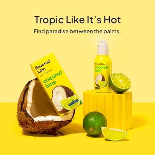Cake Coconut Lime Flavored Personal Lubricant 1.7 fl oz | Water-Based, Hypoallergenic & Easy Clean thumbnail 5