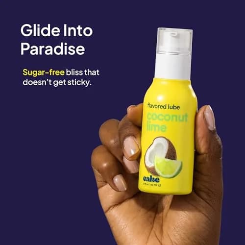 Cake Coconut Lime Flavored Personal Lubricant 1.7 fl oz | Water-Based, Hypoallergenic & Easy Clean thumbnail 3