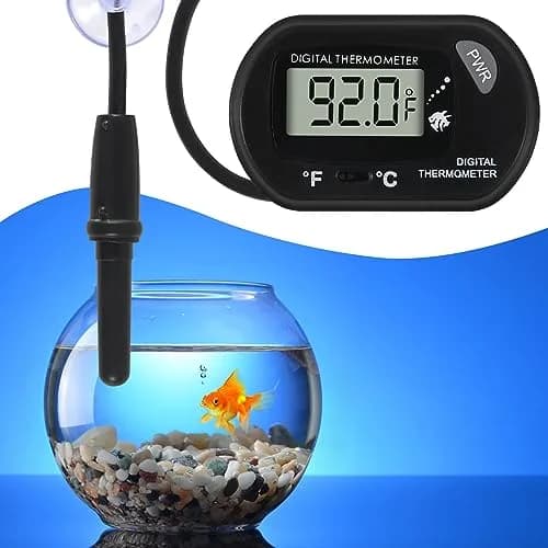 DORHEA Digital Aquarium Thermometer 4-Pack | -50°C to +70°C (-58°F to +158°F) with LCD Display thumbnail 6
