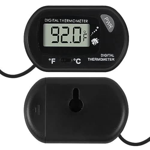 DORHEA Digital Aquarium Thermometer 4-Pack | -50°C to +70°C (-58°F to +158°F) with LCD Display thumbnail 2