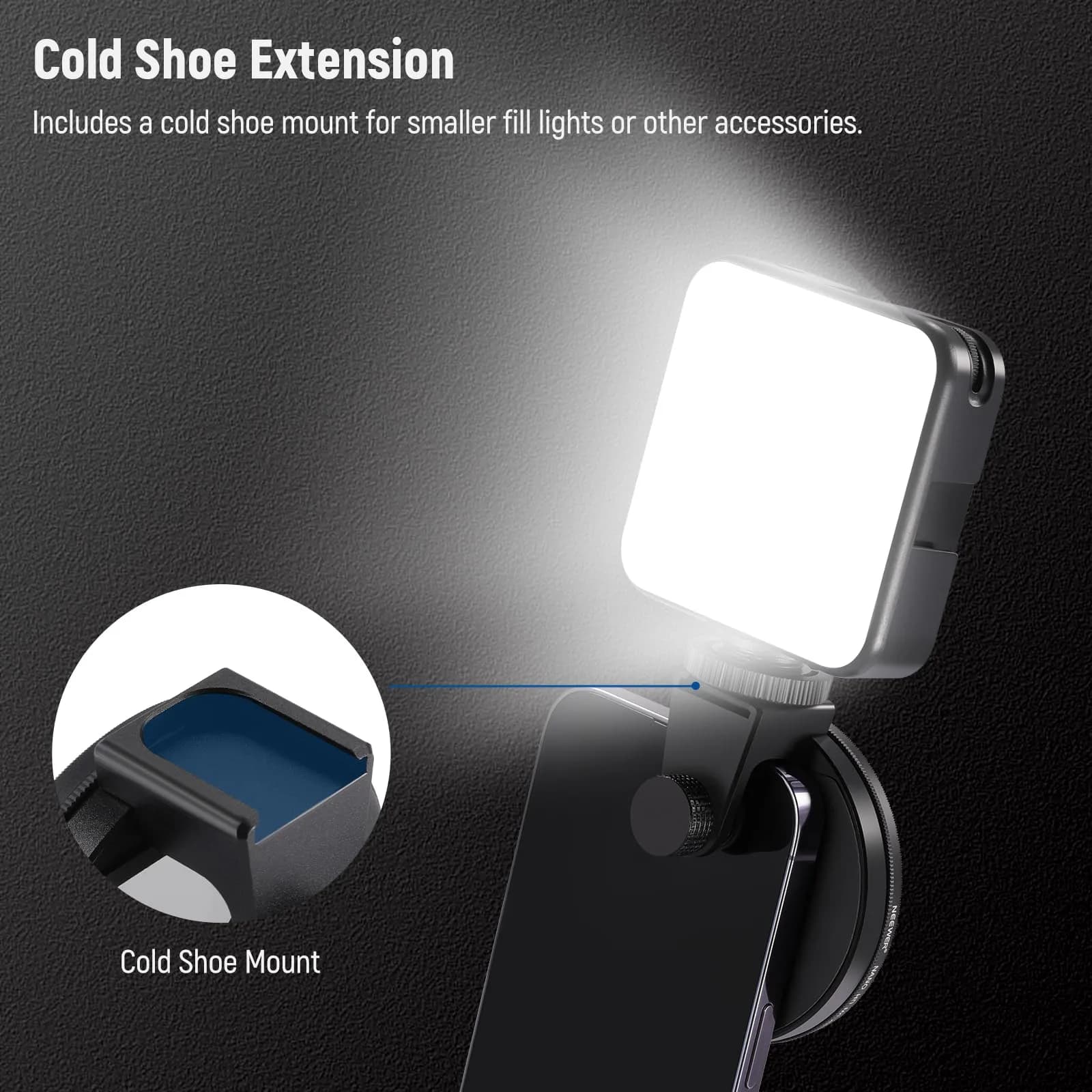 NEEWER 67mm CPL Filter with Cold Shoe Phone Clip | Reduces Reflections for Vivid Photos - view 6