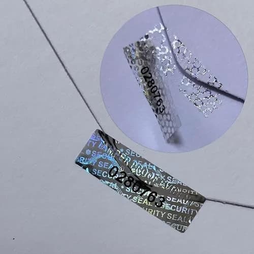 TLK&FBB Tamper Proof Hologram Labels 1200 Pieces (2.5cm x 0.8cm) | Sequential Serial Numbering thumbnail 5