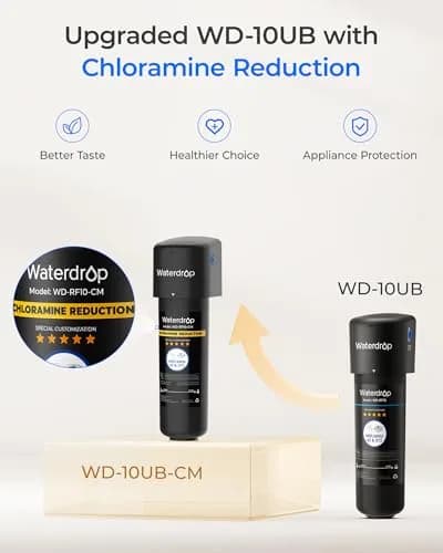 Waterdrop 10UB-CM Under Sink Water Filter System 950 Gallons (3596 Litres) | NSF/ANSI 42 Certified Chloramine Reduction thumbnail 4
