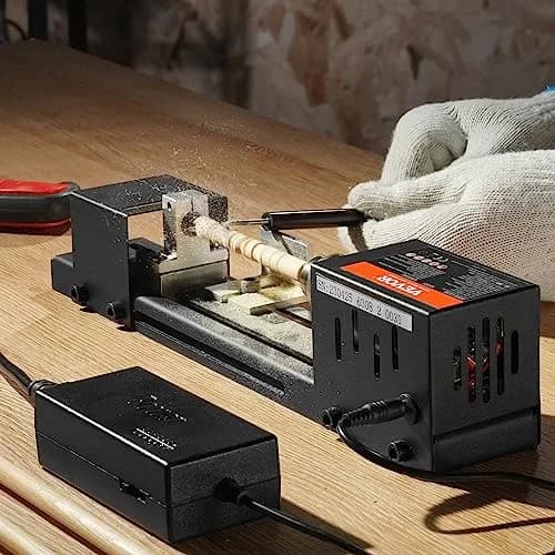 VEVOR Mini Lathe Machine 2.76 in x 6.3 in | 7 Speeds for DIY Woodworking, 96W, 24VDC, Portable & Stable (70-120c) thumbnail 8