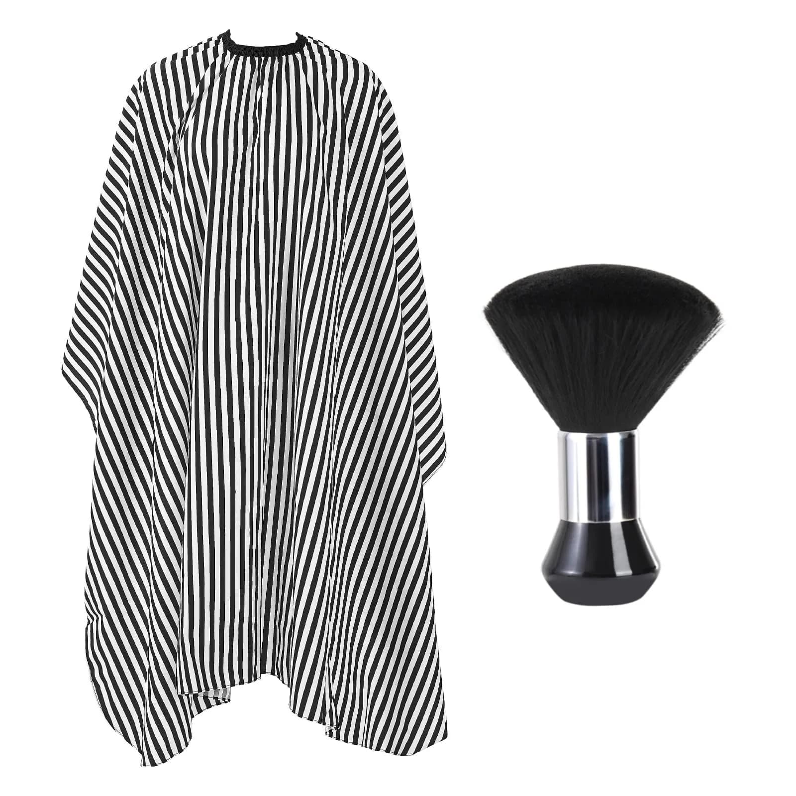 YELEGAI Large Hair Cutting Cape with Neck Duster Brush | Water-Repellent Polyester, Unisex, 47x56 inches