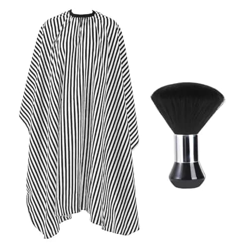 YELEGAI Large Hair Cutting Cape with Neck Duster Brush | Water-Repellent Polyester, Unisex, 47x56 inches thumbnail 1