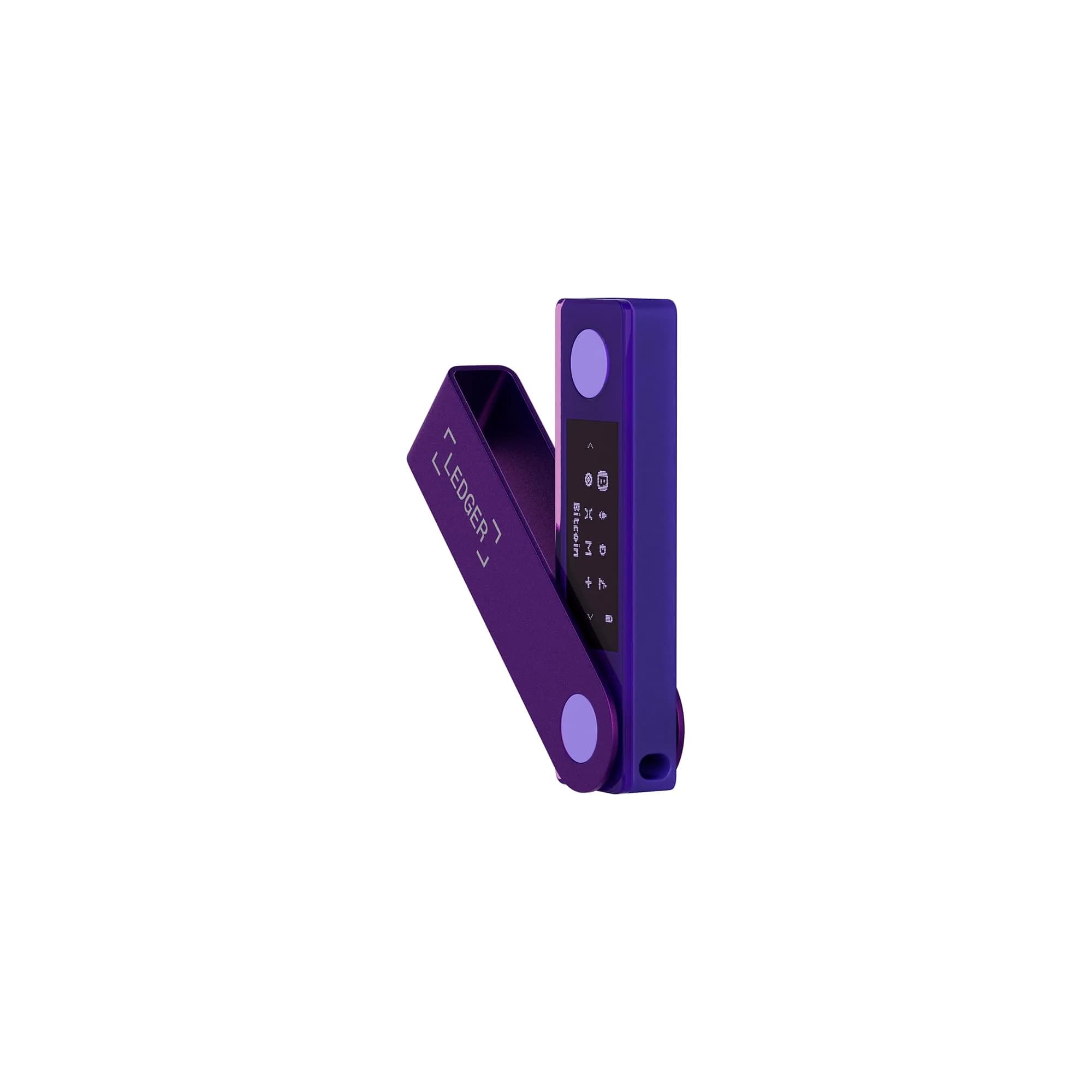 Ledger Nano X Crypto Wallet with Bluetooth | Secure Offline Management of 15,000+ Coins — Amethyst Purple