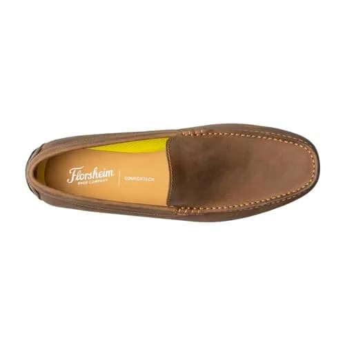 Florsheim Motor Moc Toe Venetian Driver Men's Slip On 9.5 Wide Brown | Casual Comfort for Men thumbnail 10