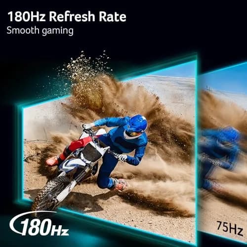 Acer Nitro 31.5in FHD 1920x1080 Curved 180Hz Gaming Monitor EDA320Q Pbiipx | AMD FreeSync Premium, 180Hz, 1ms Response, VESA Mount thumbnail 4