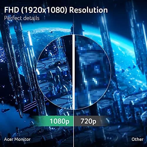Acer Nitro 31.5in FHD 1920x1080 Curved 180Hz Gaming Monitor EDA320Q Pbiipx | AMD FreeSync Premium, 180Hz, 1ms Response, VESA Mount thumbnail 2