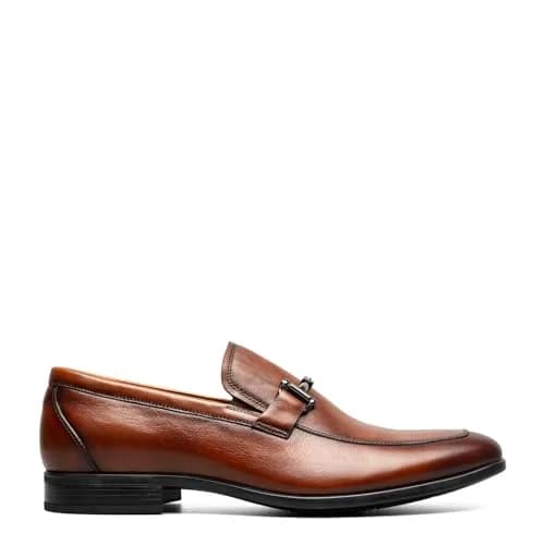 Florsheim Zaffiro Moc Toe Bit Loafer Men's Slip On, 11.5 D(M) US, Cognac | Classic Leather Loafer with Cushioned Footbed thumbnail 2