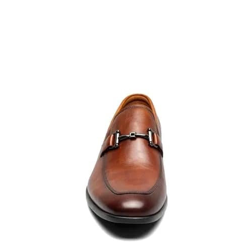 Florsheim Zaffiro Moc Toe Bit Loafer Men's Slip On, 11.5 D(M) US, Cognac | Classic Leather Loafer with Cushioned Footbed thumbnail 3