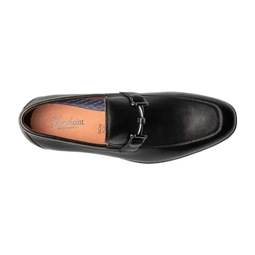 Florsheim Zaffiro Moc Toe Bit Loafer Men's Slip On, 9 D(M) US, Black | Classic Leather Loafer with Cushioned Comfort thumbnail 9