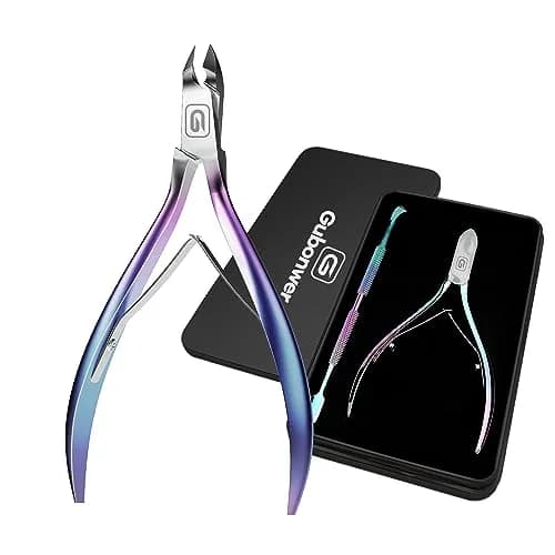 Gubonwer Cuticle Nippers 3/4 Jaw | Ultra-Sharp Stainless Steel Pedicure & Manicure Tool thumbnail 1