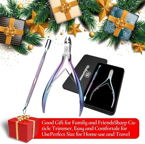 Gubonwer Cuticle Nippers 3/4 Jaw | Ultra-Sharp Stainless Steel Pedicure & Manicure Tool thumbnail 7