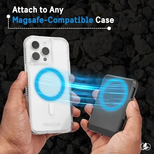 Pelican MagSafe Wallet with RFID Blocking for Cards and Cash - Black | Shields Your Cards from Digital Threats thumbnail 6
