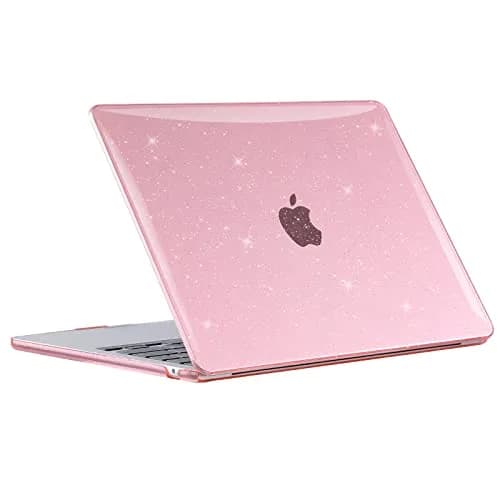 EooCoo Sparkly Pink Hard Case for MacBook Air 15 inch (M2-M5) | Includes Keyboard Cover & Screen Protector thumbnail 4
