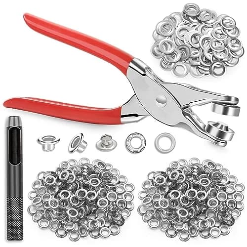 PAXCOO Grommet Tool Kit 12mm 1/2 Inch | Light Duty Decorative Grommets for Leather & Crafts thumbnail 1