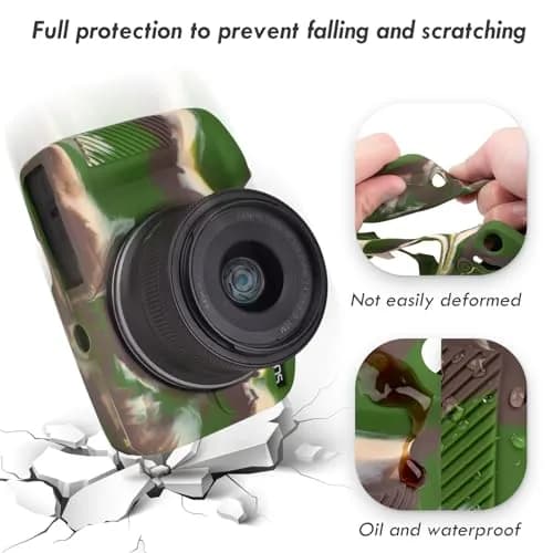 Rieibi EOS R50 Camera Case for Canon EOS R50 | Soft Silicone Protective Body Skin with Enhanced Grip & Precise Cutouts thumbnail 4