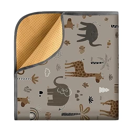 Blissful Diary Baby Splat Mat 128cm x 128cm (50.4 x 50.4 Inch) | Easy Clean Waterproof Floor Protector thumbnail 8