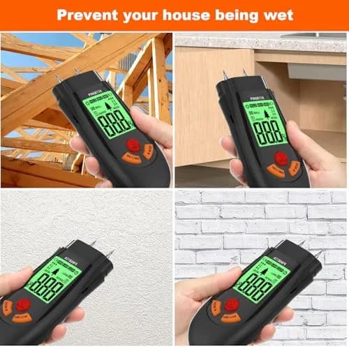 coczow Wood Moisture Meter 136mm x 54mm x 28mm | Accurate, Portable & Fast for Wood & Walls thumbnail 4