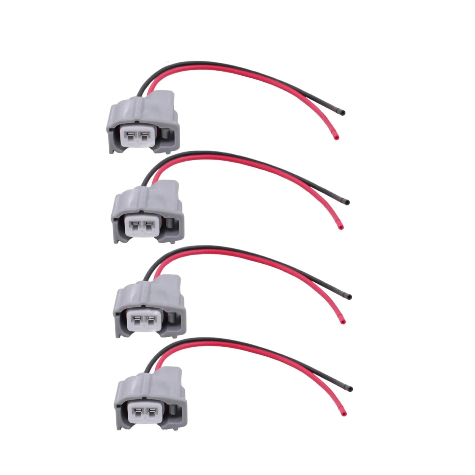 MOTOKU Set of 4 Fuel Injector Wiring Harness Connector Pigtails | Compatible with Toyota, Lexus, Suzuki & More — Set of 4