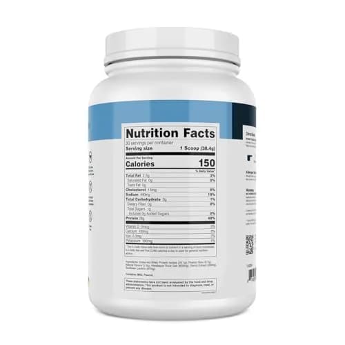 Transparent Labs Grass-Fed Whey Protein Isolate Vanilla Peanut Butter 1.03 kg (2.27 lb) | 28g Protein Per Serving thumbnail 7