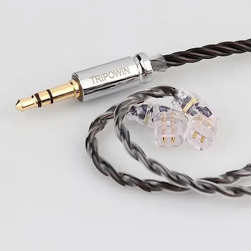 Linsoul Tripowin Mirage IEM Cable, 4N OCC, 1.2m, Recessed 2-Pin | HiFi Upgrade for Earphones thumbnail 3