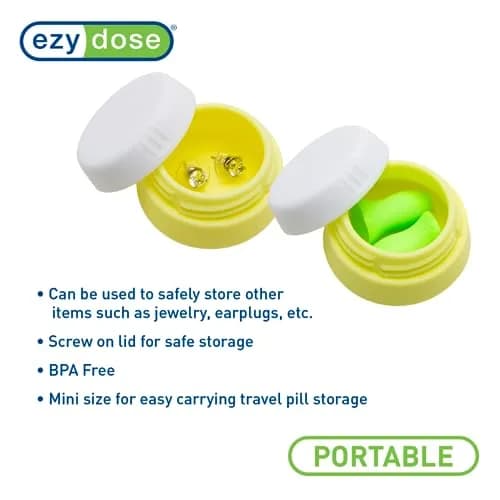 EZY DOSE Reusable Silicone Storage Jar 3.5 oz (103 ml) | TSA-Approved Travel Containers thumbnail 5