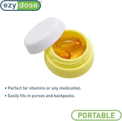 EZY DOSE Reusable Silicone Storage Jar 3.5 oz (103 ml) | TSA-Approved Travel Containers thumbnail 6