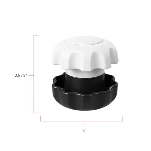 EZY DOSE Large Black Pill Crusher & Tablet Grinder with Storage Compartment | Arthritis Foundation-Endorsed thumbnail 3
