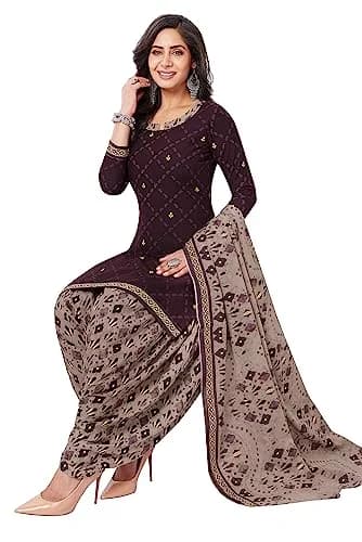 Miraan Cotton Printed Readymade Salwar Suit Set Purple Large | Traditional Ethnic Wear for Women thumbnail 5