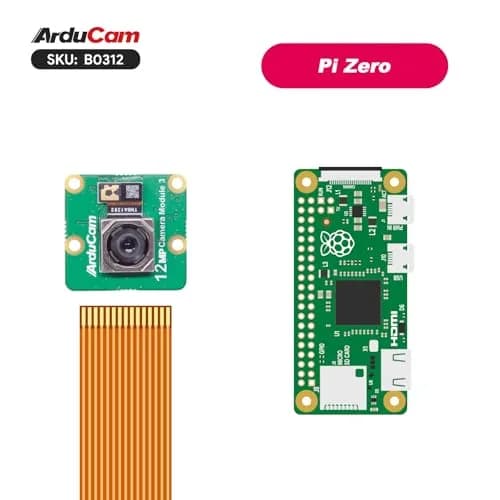 Arducam Raspberry Pi Camera Module 3 12MP IMX708 Autofocus Pi Cam V3 with 15-22pin FFC Cable thumbnail 5