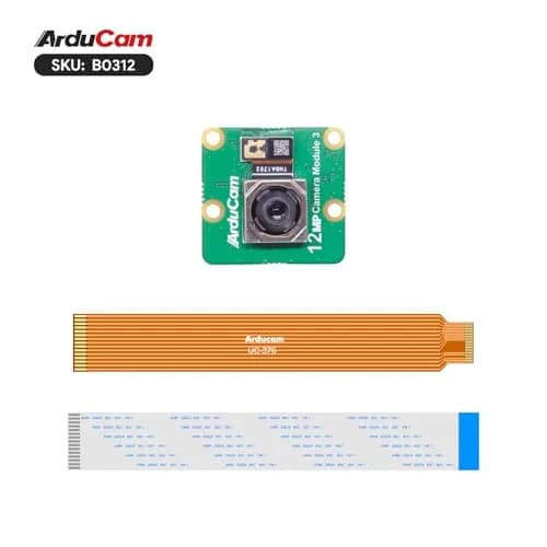 Arducam Raspberry Pi Camera Module 3 12MP IMX708 Autofocus Pi Cam V3 with 15-22pin FFC Cable thumbnail 8