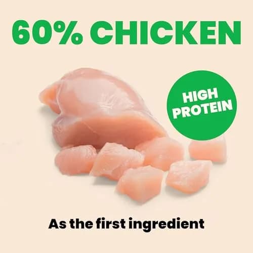 almo nature HQS Natural Wet Dog Food Chicken Fillet, 5.5oz Pack of 12 | Grain Free & Additive Free thumbnail 4
