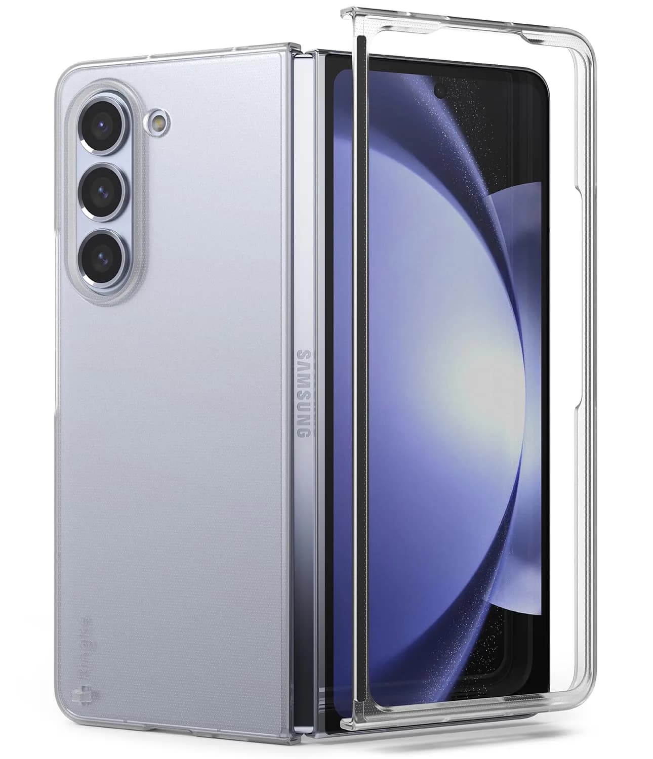 Ringke Cellular Phone Case for Samsung Galaxy Z Fold 5 | Slim Matte Clear