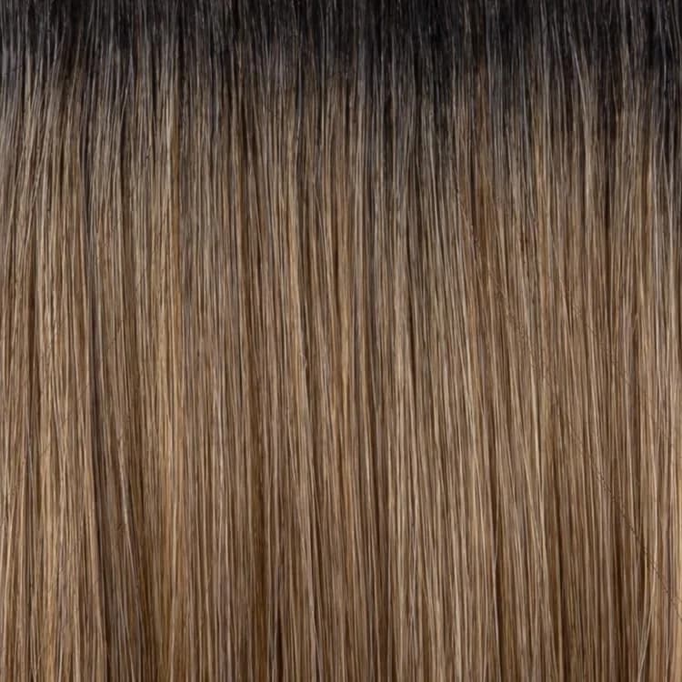 Hair u wear Kim Kimble Jordan Shoulder-Length Wavy Lob Wig with Beachy Texture, Average Cap, MC9/14SS Caramel Latte thumbnail 2