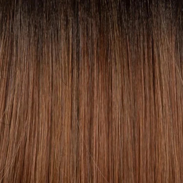 Hair u wear Kim Kimble Jasmine Shoulder-Length Wig with Lush Layers and Glam Volume, Average Cap, MC30 29SS Cinnamon Spice thumbnail 2