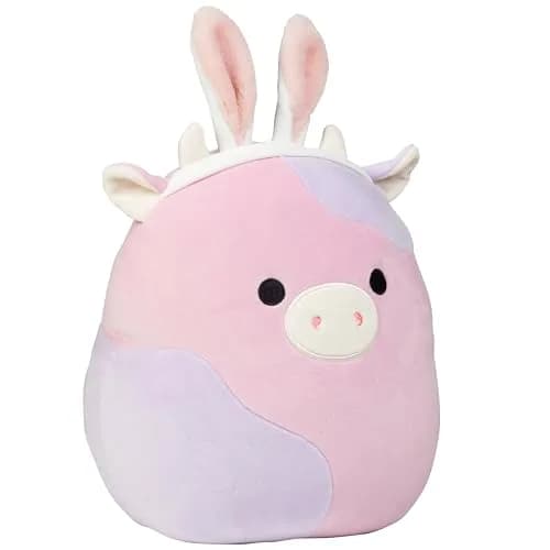 Squishmallows 10-Inch (25.4 cm) Patty Purple Cow Plush Toy | ASTM-Tested for Kids Ages 3+ thumbnail 2