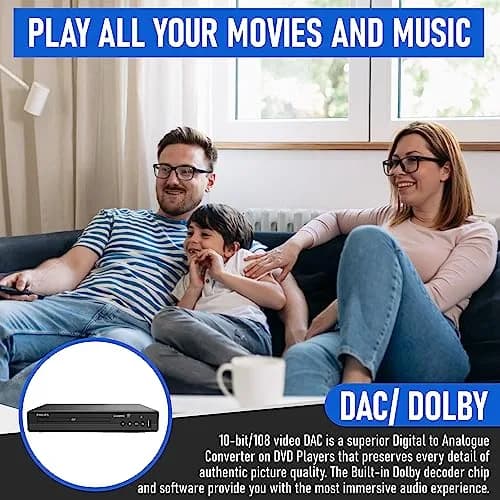 Philips All Region DVD Player 1080P HDMI USB | Plays DVDs from Any Region thumbnail 6