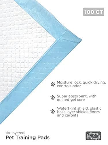 Murphy & Roxy Unscented Pet Training Pads Extra Large 26x30 Inches | Super-Absorbent with Gel Core & Odor Control thumbnail 3