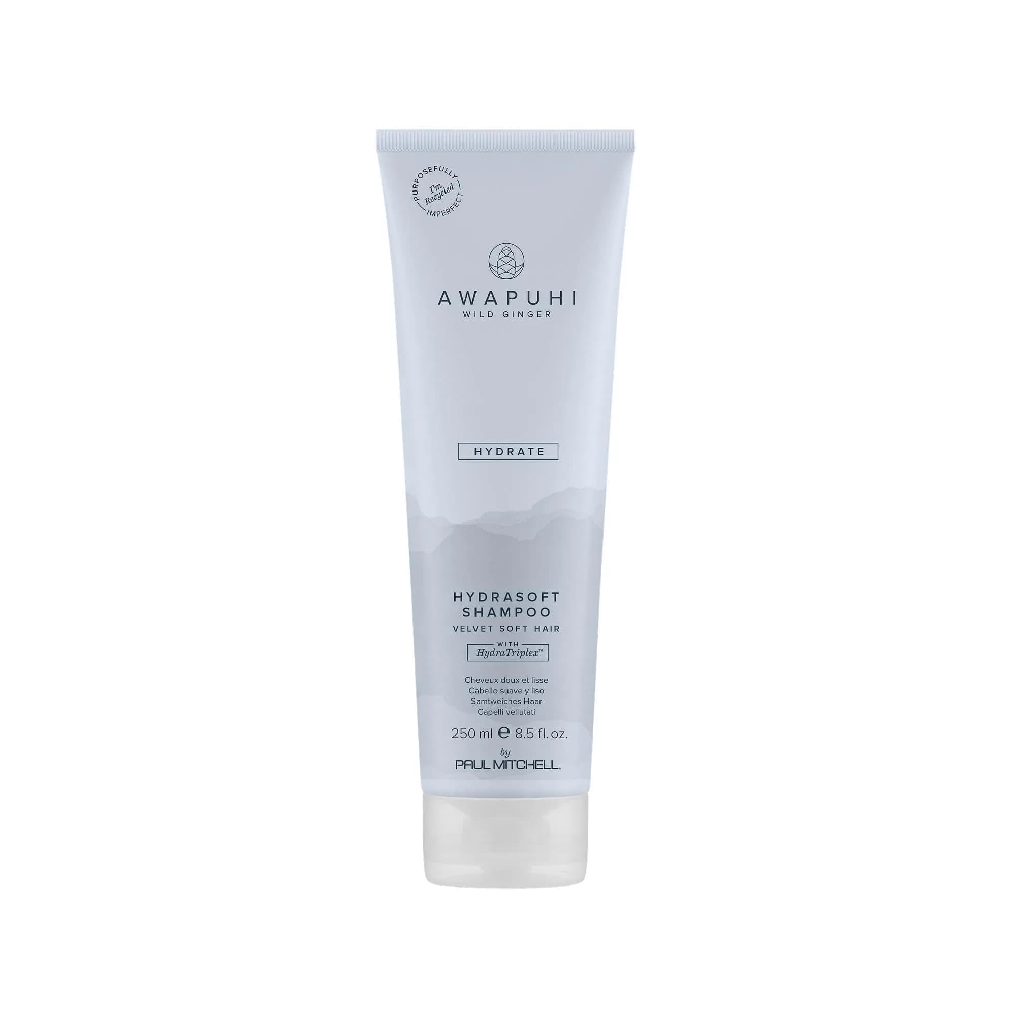 Awapuhi Wild Ginger HydraSoft Shampoo 8.5 fl. oz | Velvety Soft Hair, All Hair Types