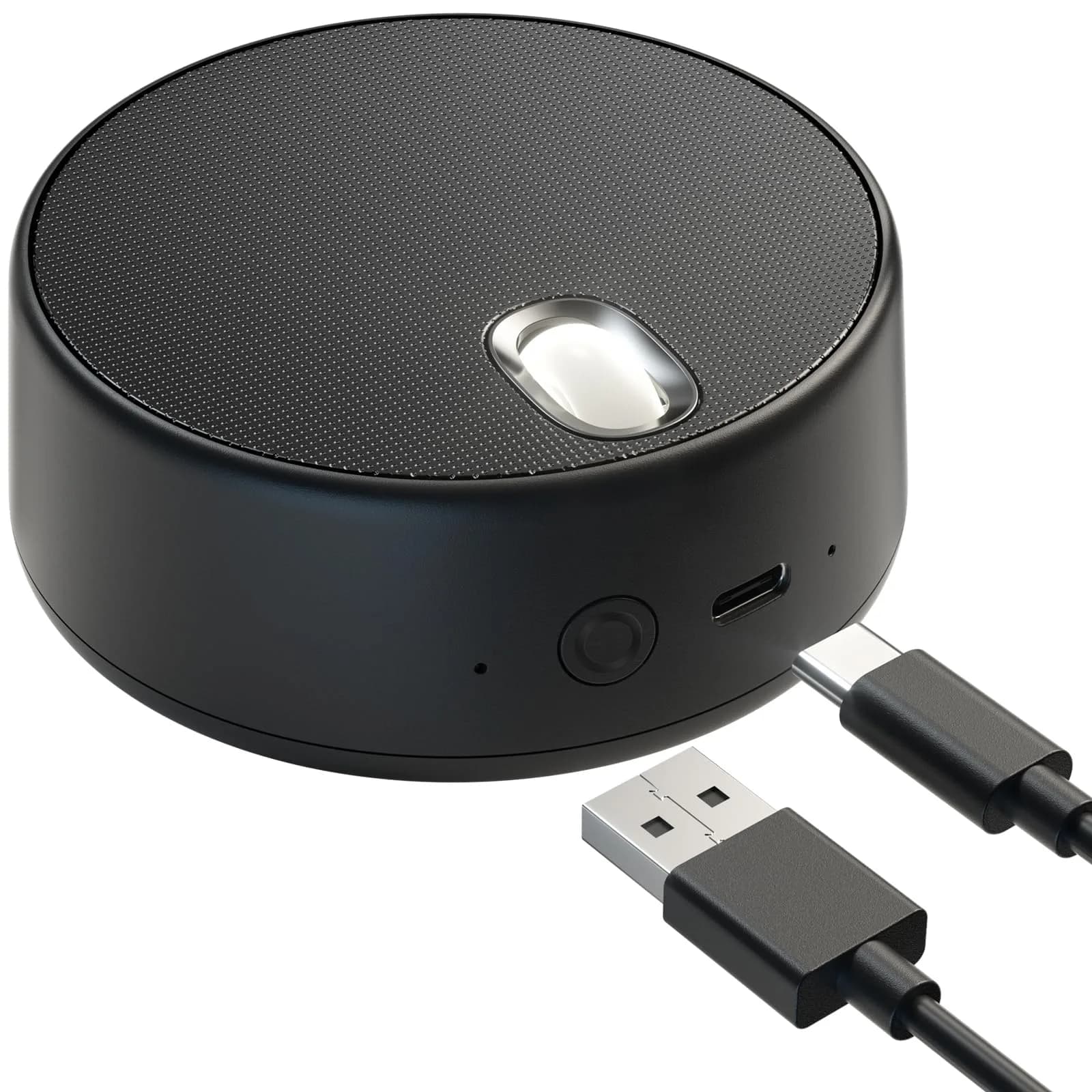 ROFALL USB Computer Speakers with Microphone, 2.5cm (1 inch) Woofer, 3W | Clear Voice Pickup for Calls & Meetings