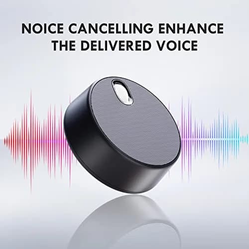 ROFALL USB Computer Speakers with Microphone, 2.5cm (1 inch) Woofer, 3W | Clear Voice Pickup for Calls & Meetings thumbnail 4
