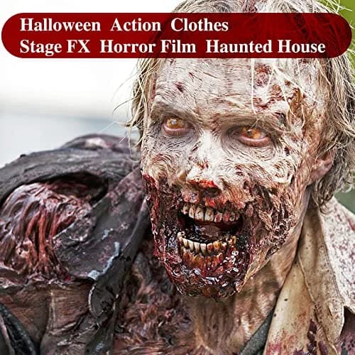 MEICOLY Clear White Liquid Latex with Sponge | Realistic SFX Makeup for Halloween Costumes & Bald Caps (60ml / 2.1 Oz) thumbnail 2
