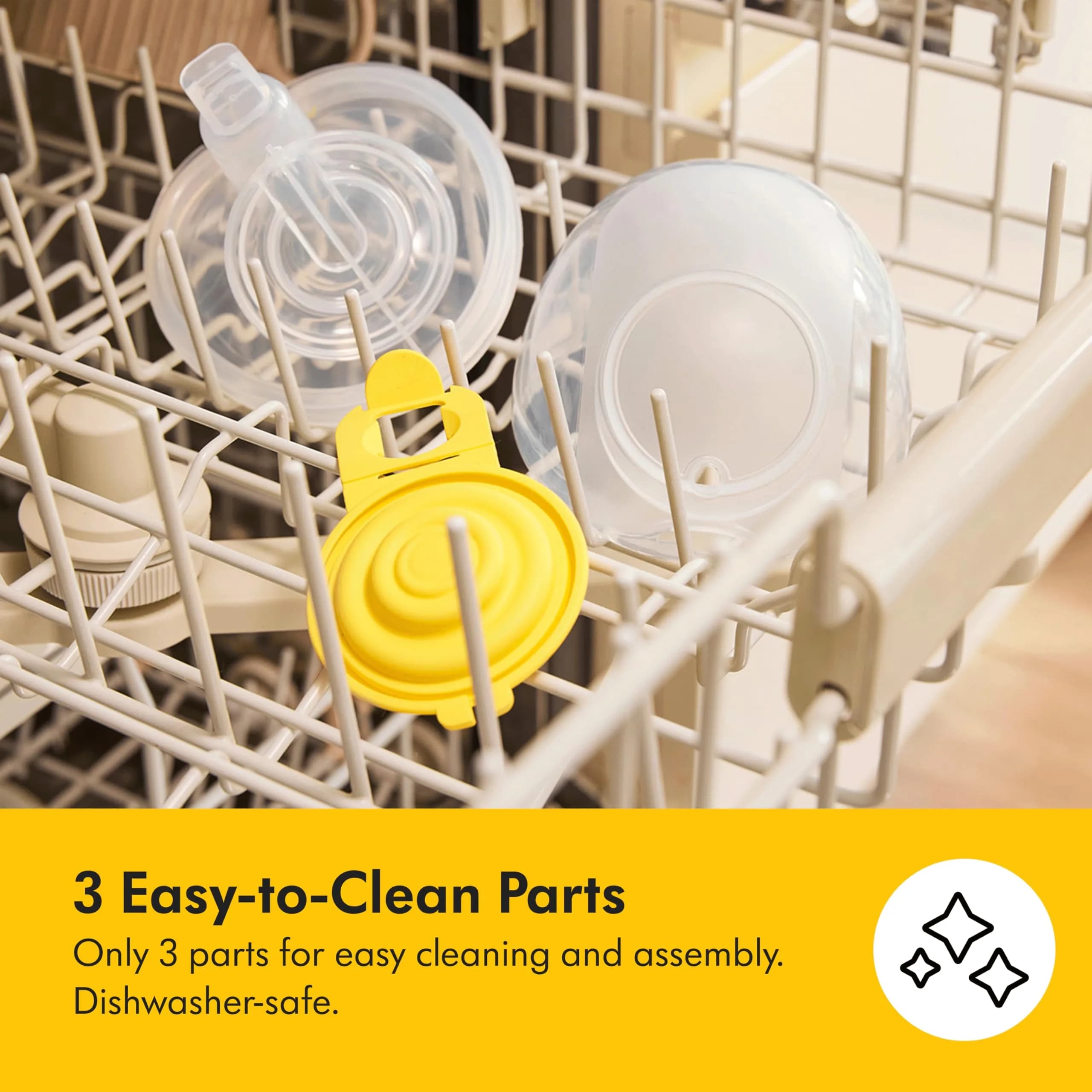 Medela Hands-Free Collection Cups 5 oz (150 ml) | 2-Piece Set for Freestyle Flex, Pump in Style, Swing Maxi - view 7